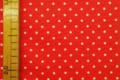 Tejido de popelín con estampado lunar 100% algodón