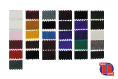 TERCIOPELO 100% Algodón. Carta de colores